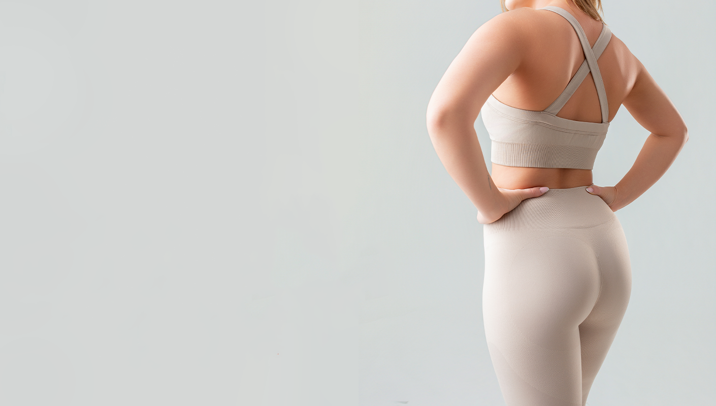 Cover beżowe legginsy pod blog