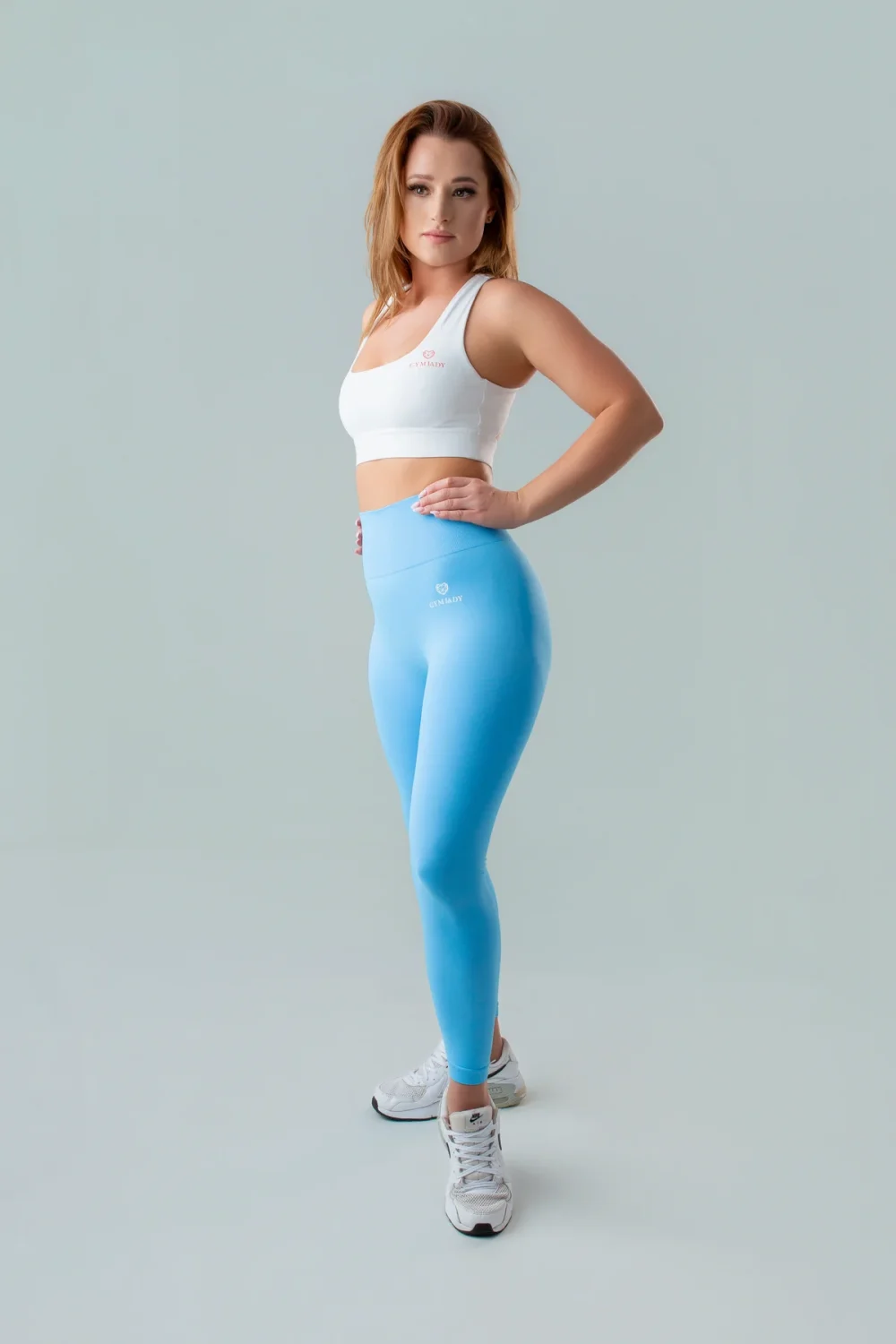 Damskie legginsy fitness GYM-LADY YUNE blue - wysoka jakość 4