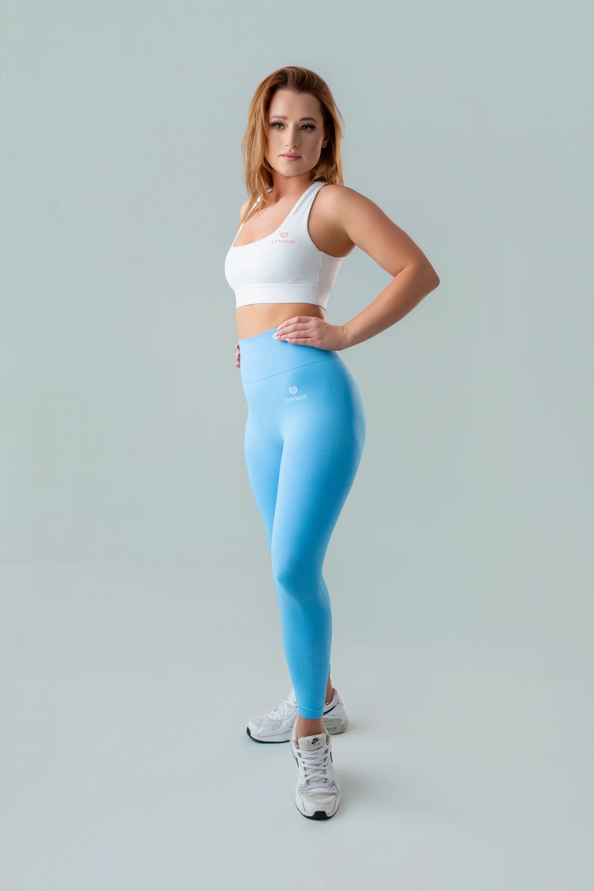 gym-lady-legginsy-pulse-blue-1 Damskie legginsy fitness GYM-LADY YUNE blue - wysoka jakość 4