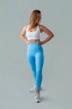 Damskie legginsy fitness GYM-LADY YUNE blue - wysoka jakość 3