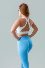 Damskie legginsy fitness GYM-LADY YUNE blue - wysoka jakość 1